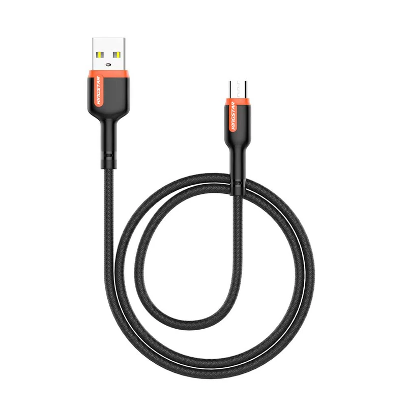 کابل تبدیل USB به microUSB کینگ استار مدل K32A طول 1 متر