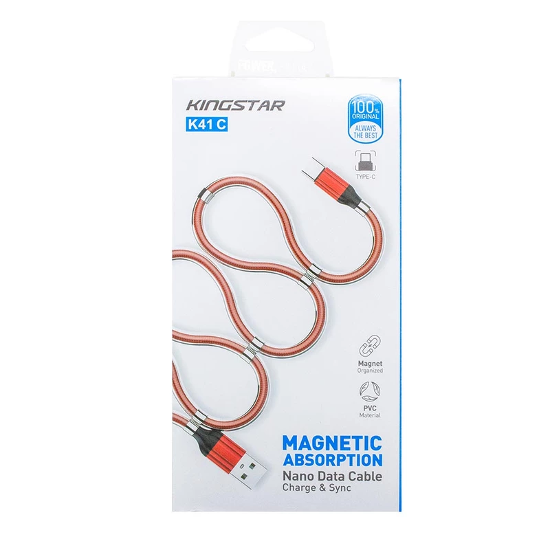 کابل تبدیل USB به USB-C کینگ استار مدل K41C طول 1 متر