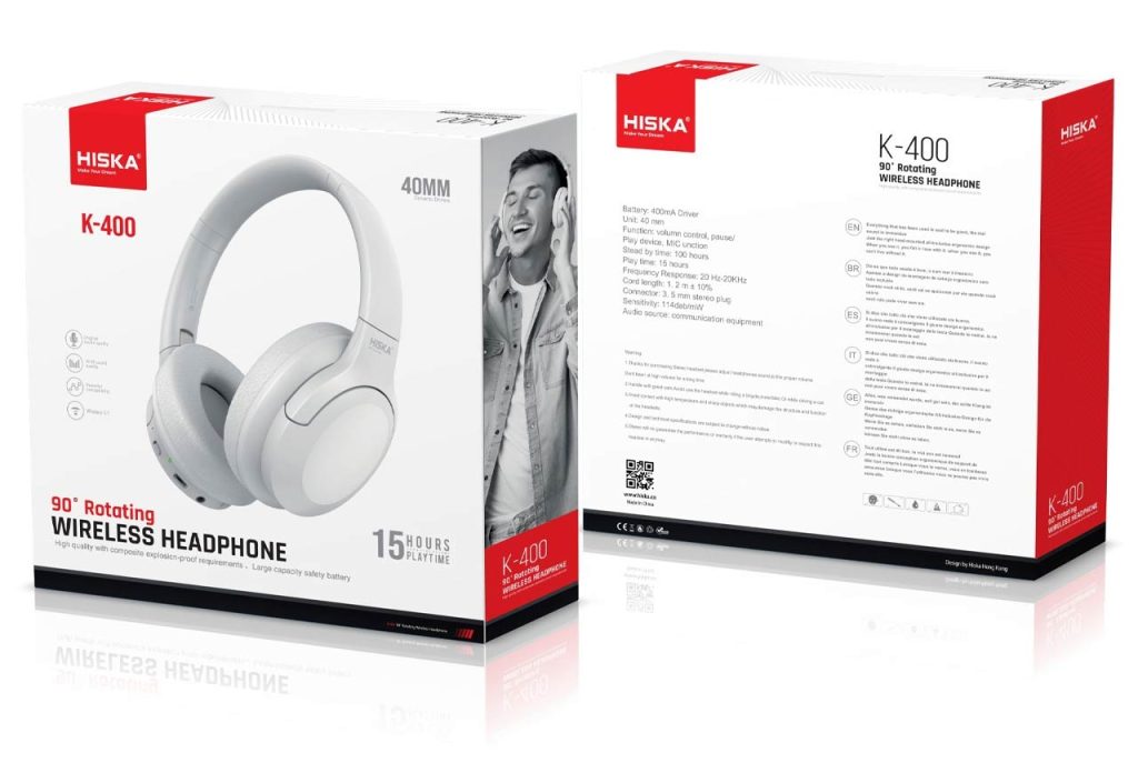 هدفون بلوتوثی هیسکا مدل K-400