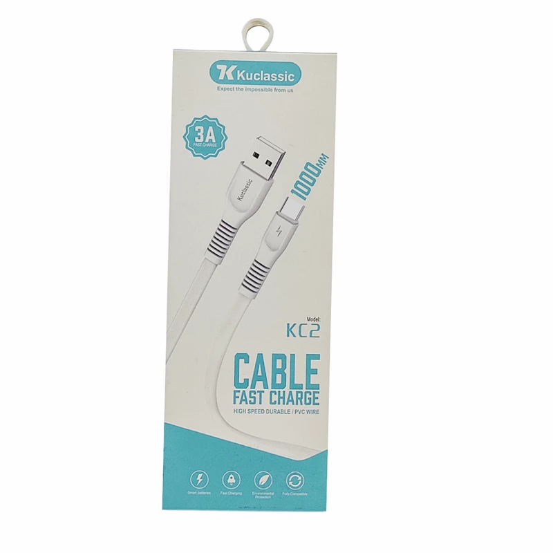 کابل تبدیل USB به USB-C كوكلاسيك مدل KC2 طول 1 متر