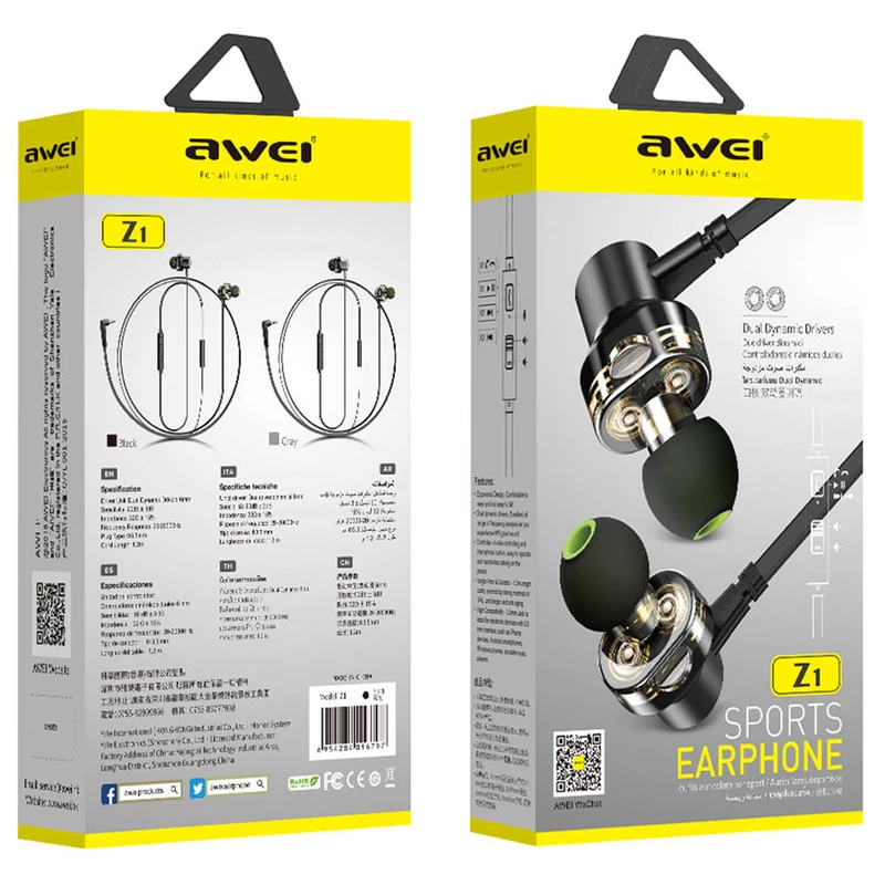 هندزفری سیمی اوی مدل Awei Z1