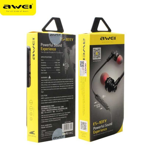 هندزفری سیمی آوی مدل ES-10TY