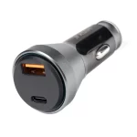 شارژر فندکی هیسکا مدل HCC-319 به همراه کابل تبدیل  USB-C