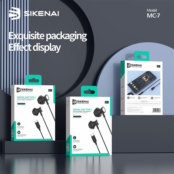 هندزفری سیکنای Sikenai MC7 Type-C