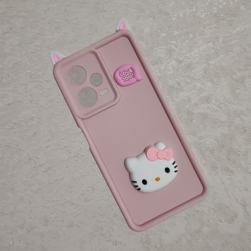 کاور مدل عروسکی برجسته مخصوص گوشی شیائومی Note 12 Pro Plus 5G