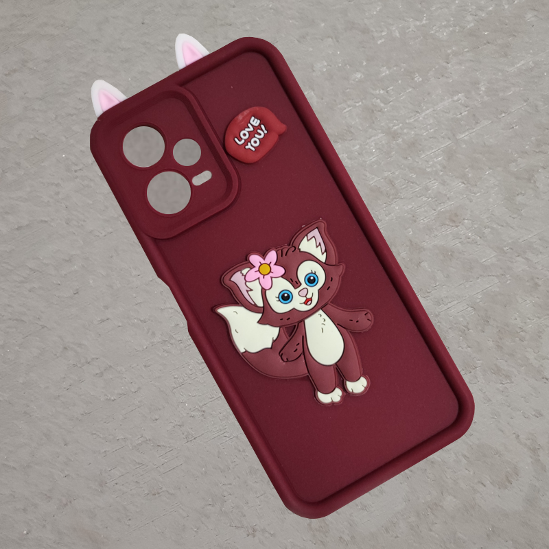 کاور مدل عروسکی برجسته مخصوص گوشی شیائومی Note 12 Pro Plus 5G