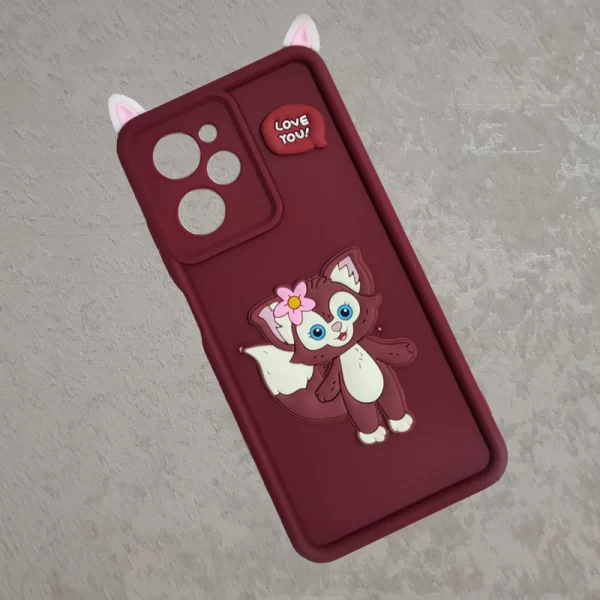 کاور مدل عروسکی برجسته مخصوص گوشی شیائومی Poco X5 Pro