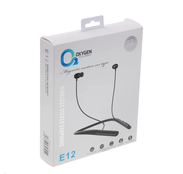 هندزفری گردنی بی سیم مدل اکسیژن مدل E12