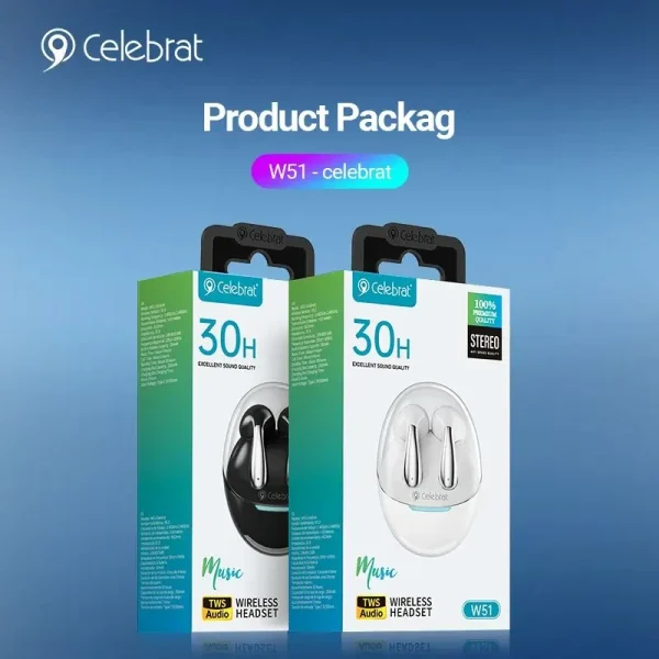 ایرپاد بلوتوثی سلبریت مدل Celebrat W51