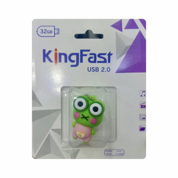 فلش کینگ فست طرح قورباغه ظرفیت 32 گیگابایت