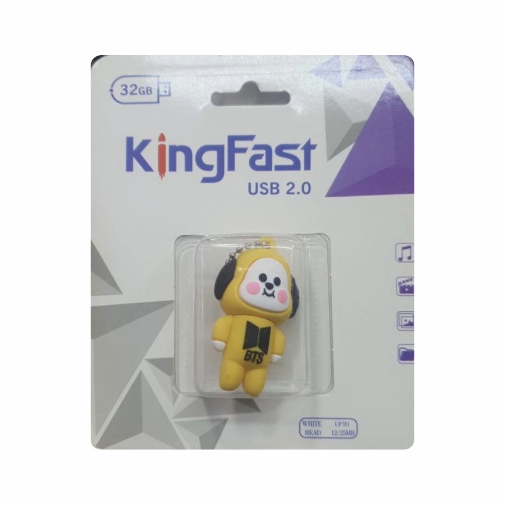 فلش کینگ فست طرح سگ BTS ظرفیت 32 گیگابایت