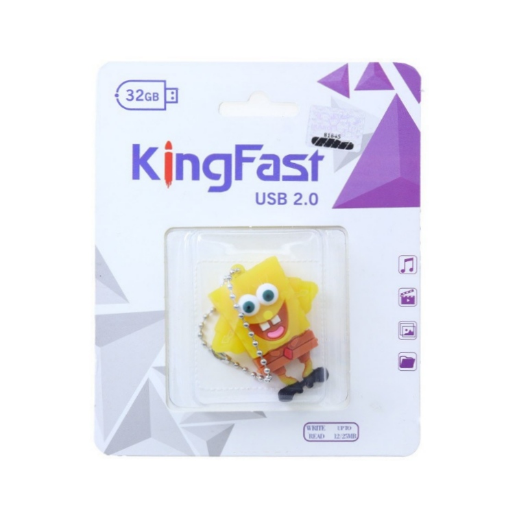 فلش کینگ فست طرح باب اسفنجی ظرفیت 32 گیگابایت