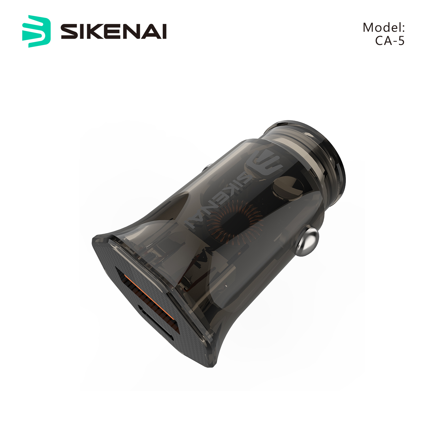شارژر فندکی 30 وات سیکنای Sikenai CA-5