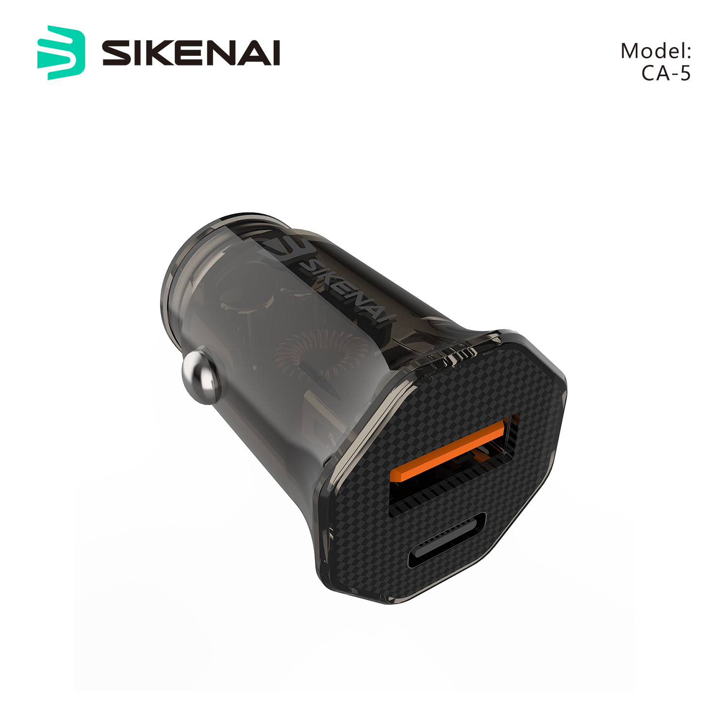 شارژر فندکی 30 وات سیکنای Sikenai CA-5