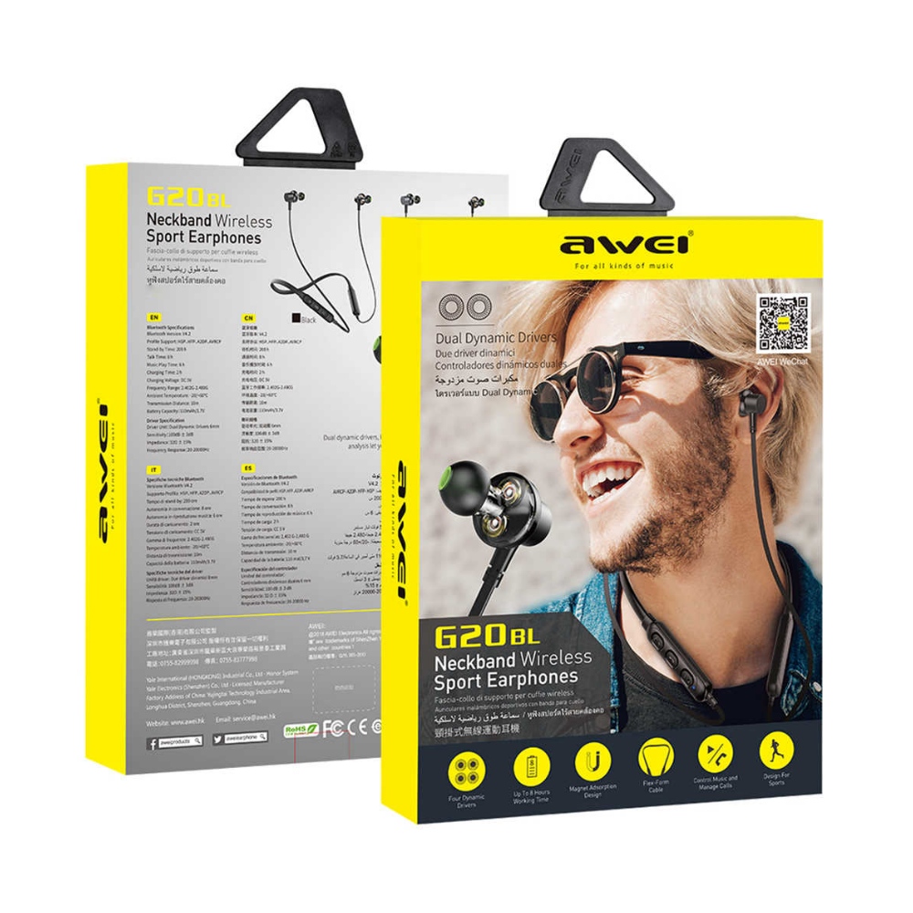 هندزفری گردنی اوی مدل Awei G20BL