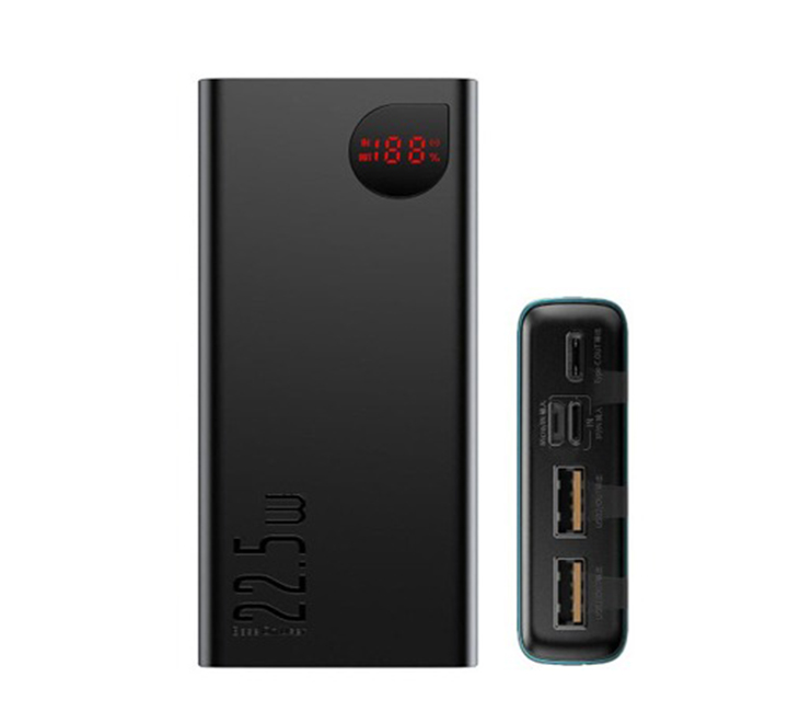پاوربانک باسئوس مدل Baseus Adaman 22.5W ظرفیت 20000 میلی‌آمپرساعت