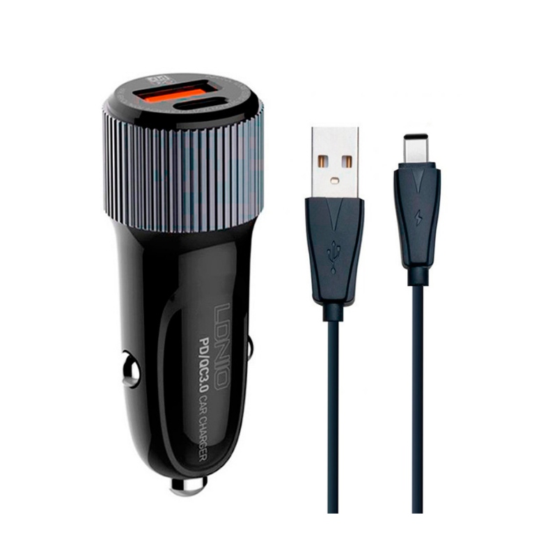 شارژر فندکی الدینیو مدل LDNIO C510Q