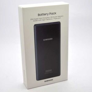 پاوربانک سامسونگ مدل Samsung 25W Battery Pack EB-P5300 ظرفیت 20000 میلی‌آمپرساعت